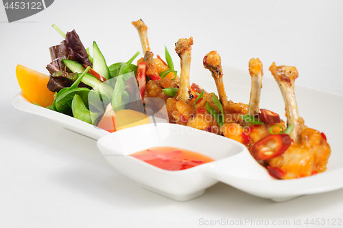 Image of fried chilli chicken wings