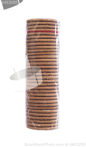 Image of Stack of cookies isolated