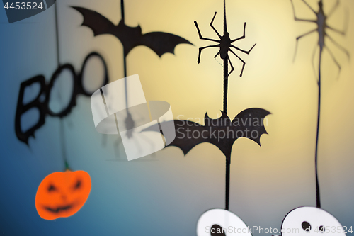 Image of halloween party garlands or decorations