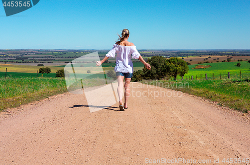 Image of Walking along dusty country roads