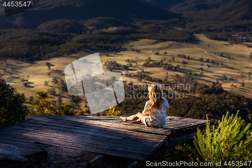 Image of Kanimbla valley views in late afternoon sunlight