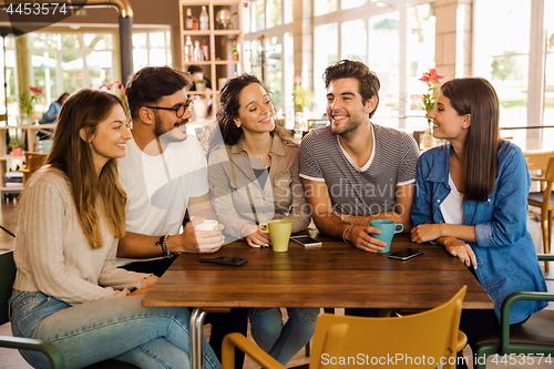 Image of Friends at the cafe 