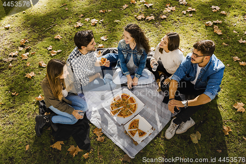 Image of Pizza with Friends