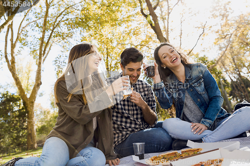 Image of Pizza with Friends