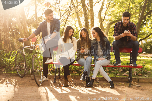 Image of Students in the park