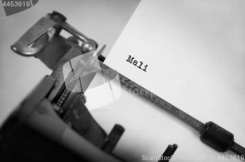 Image of Old typewriter - Mali