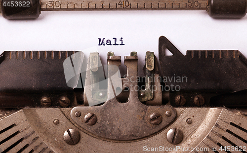 Image of Old typewriter - Mali