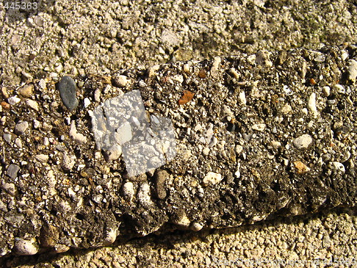 Image of Close-up photo of cement