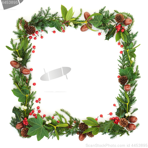 Image of Natural Winter Square Wreath