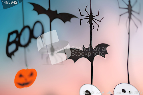 Image of halloween party garlands or decorations
