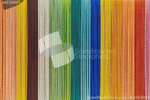 Image of Background of Colorful Yarn