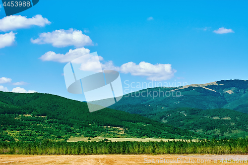 Image of Bulgarian Landscape with Mountains