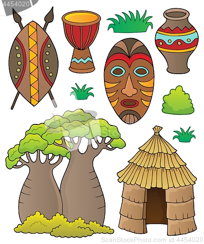 Image of African thematics set 1