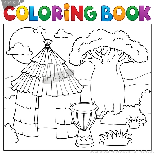 Image of Coloring book African thematics 1