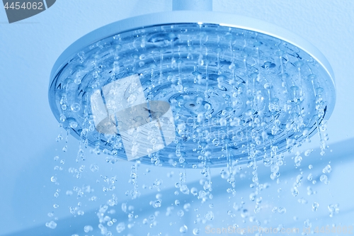 Image of Shower water flowing