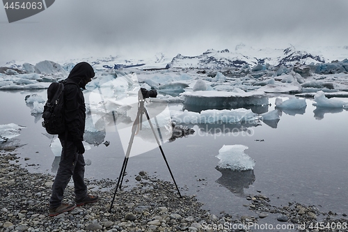 Image of Photographer with tripod