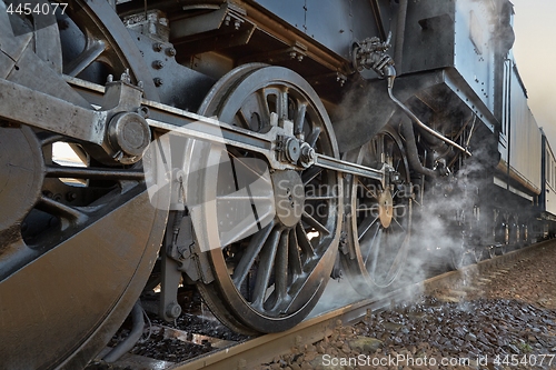 Image of Steam Locomotive Closeup