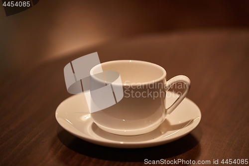 Image of Coffee cup on table