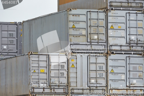 Image of Stacked Refigerated Containers