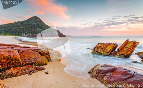 Image of Morning sunlight at tropical beach