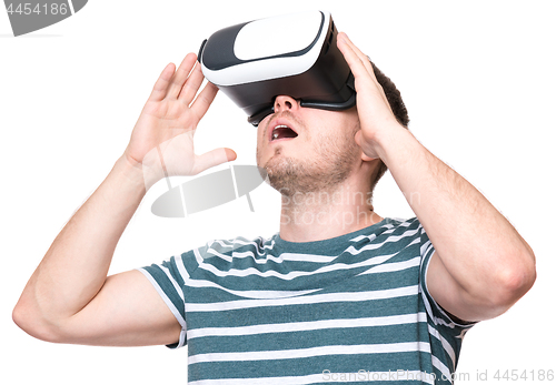 Image of Man with VR glasses