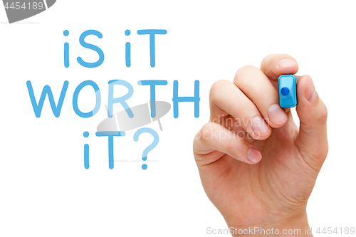 Image of Is It Worth It Question Concept