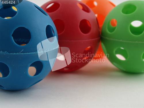 Image of Colorful Plastic Toy Balls