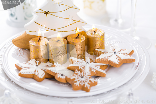 Image of Traditional Gingerbread cookies for Christmas