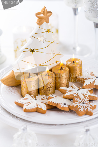 Image of Traditional Gingerbread cookies for Christmas