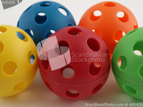 Image of Colorful Plastic Toy Balls