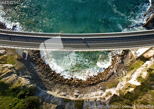 Image of Looking down on Sea Cliff Bridge