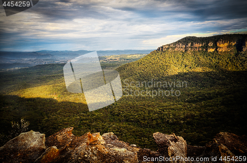 Image of Morning light into the Megalong Valley Blue Mountains