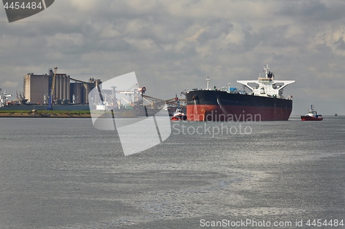 Image of Oil Tanker in Dock