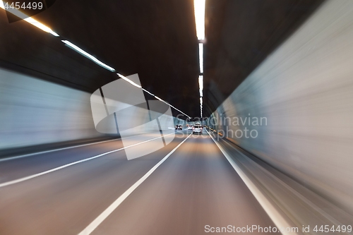 Image of Driving in a tunnel