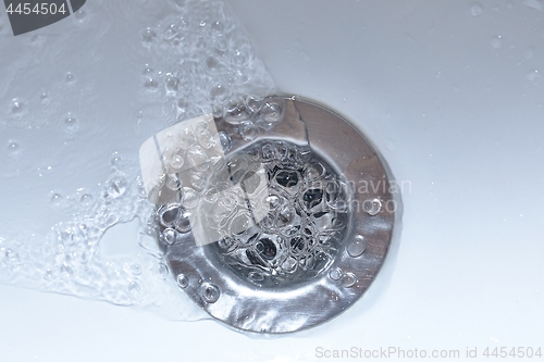 Image of Bathroom sink drain