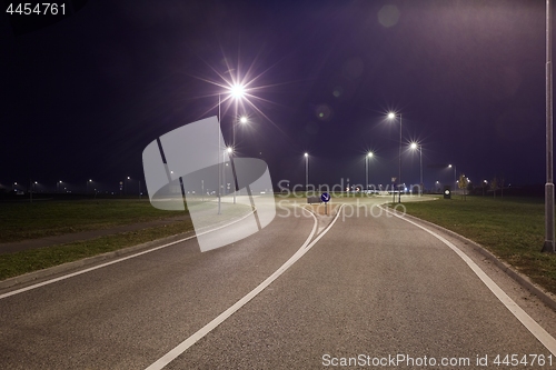 Image of Road at night