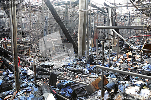 Image of Factory Fire Damage