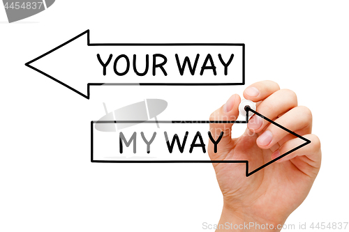 Image of My Way Your Way Arrows Concept