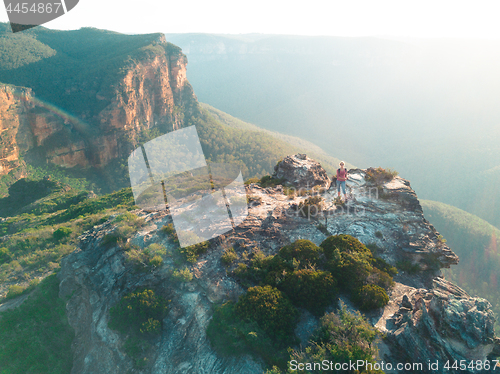 Image of Sunlight streaming into the valley Blue Mountains