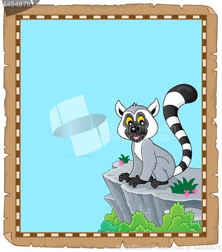 Image of Lemur theme parchment 1