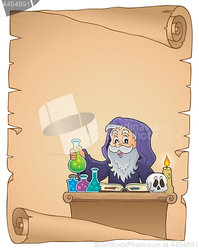Image of Alchemist topic parchment 1