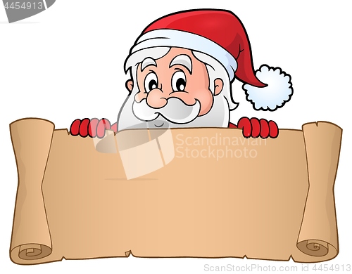 Image of Lurking Santa Claus holding parchment 3