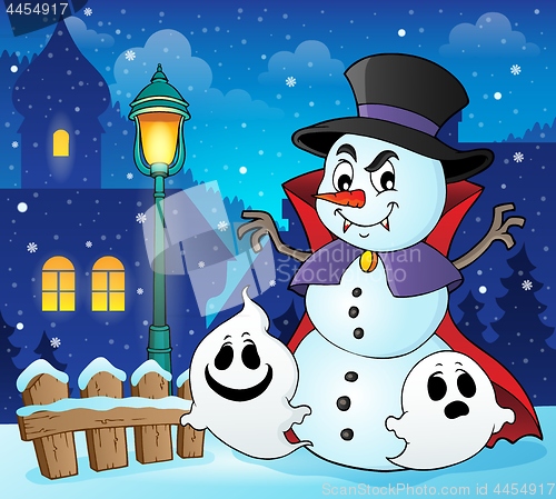 Image of Vampire snowman theme image 2