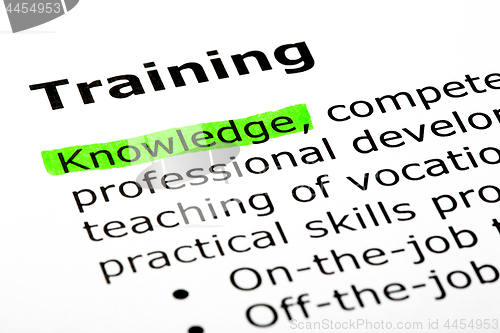 Image of Dictionary Definition Of The Word Training 