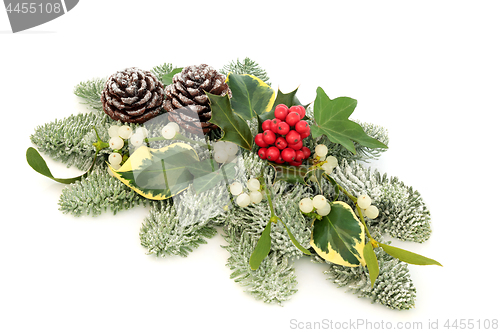 Image of Winter and Christmas Table Decoration