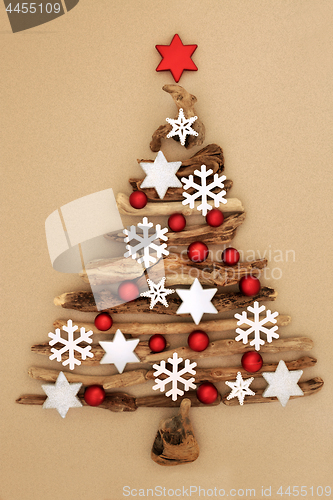 Image of Abstract Driftwood Christmas Tree