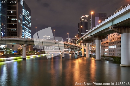 Image of Night scene in Osaka