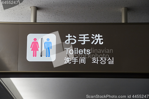 Image of Japanese toilet signs