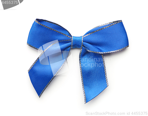 Image of blue decorative bow