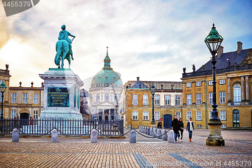 Image of Amalienborg, royal danish family resident